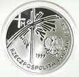 10 zł 1999 srebrna moneta Papież Pielgrzym