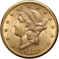 USA, 20 dolarów 1897 S, San Francisco, Liberty