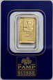 Złoto, sztabka, 5 g Au999, Pamp Suisse, Kazimierz Wielki