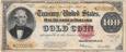USA 100 dolarów 1922 rok. Gold Certificate. Ciekawy nr 200008