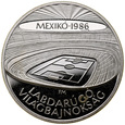A83. Węgry, 500 forintów 1986, Meksyk 1986, Stadion  st L-