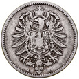 Niemcy, Marka 1872-1885, junk silver, 20 szt
